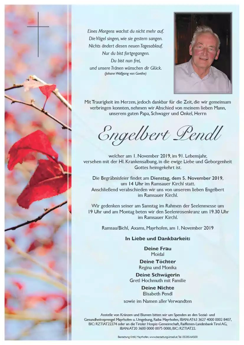Parte von Engelbert Pendl